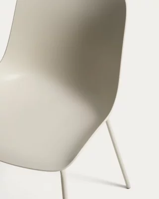 Стул Altea бежевый с бежевыми стальными ножками 47X55X80 CM 4