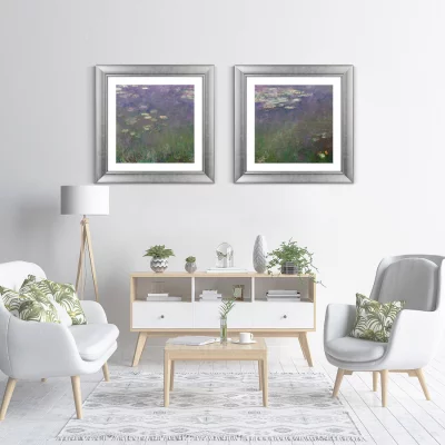Диптих Water Lilies 61X61 / 61X61 CM 5