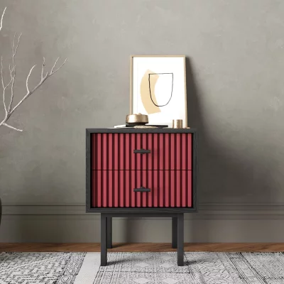 Тумбочка прикроватная Emerson 40X35X55 CM Red 4