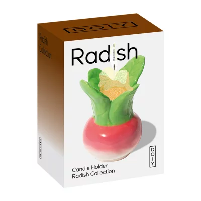 Подсвечник radish, 6,7 x 6,7 x 8,7 см 8