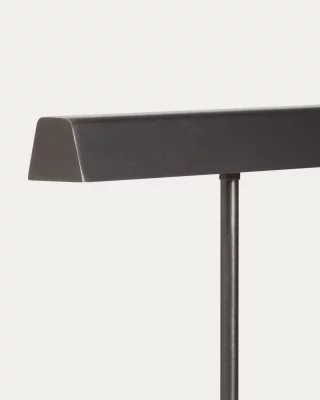 Торшер Lynor из брашированной стали с черным мраморным основанием 30X12X121 CM 4