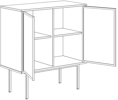Комод Boho 84X40X91 CM 4