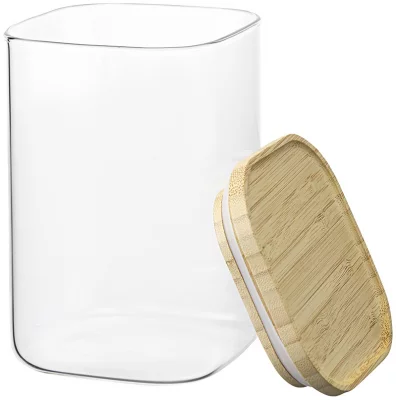 Банка для хранения Glass Bamboo 1.1 L 4