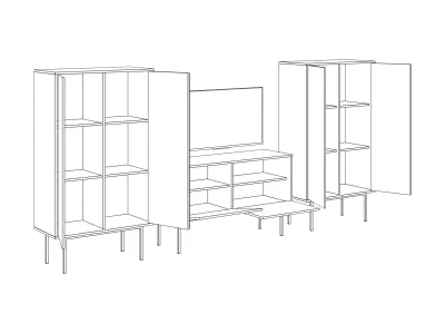 Композиция Boho 3 292X40X150 CM 8