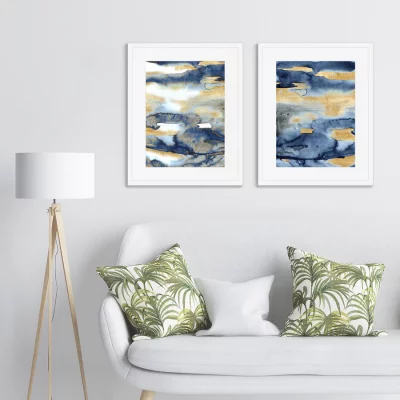 Диптих постеров в раме The sky over the mountain range 42X52 / 42X52 CM 4