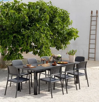 Стол пластиковый раздвижной Levante 160-220X100X74 CM 4