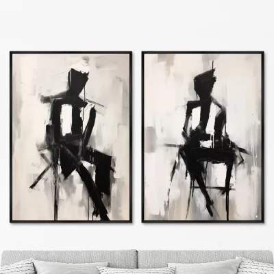 Набор из двух постеров на холсте Those Two 75X105 / 75X105 CM 8