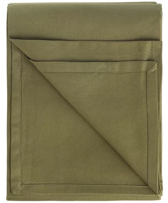 Скатерть из хлопка Essential 170X250 CM оливкового цвета 3