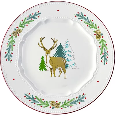 Набор из четырёх тарелок Nordic Winter Ø23 CM 5