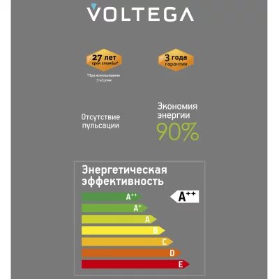 Светодиодная лампа Voltega 271 Сети.Лампы 4Вт 1800K 8