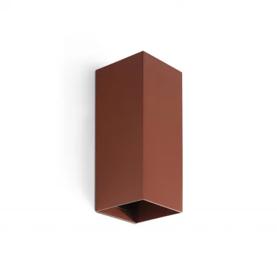Настенный светильник Lune квадратный терракотовый 2xGU10 15X6.5X8 CM 6