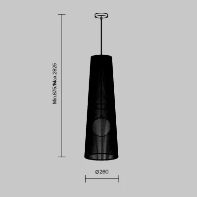 Подвесной светильник 26X82.5 CM 7