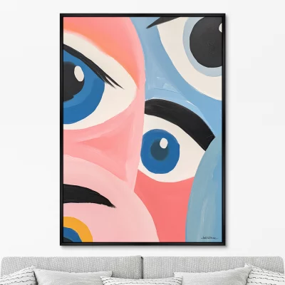Постер на холсте Different views 75X105 CM 6