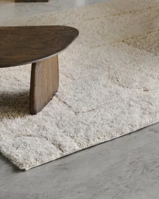 Ковер Nak из бежевой шерсти с жаккардовым узором 200X300 CM 3
