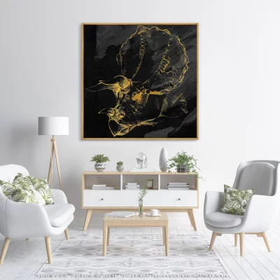 Постер на холсте Dino Mate 105X105 CM 3