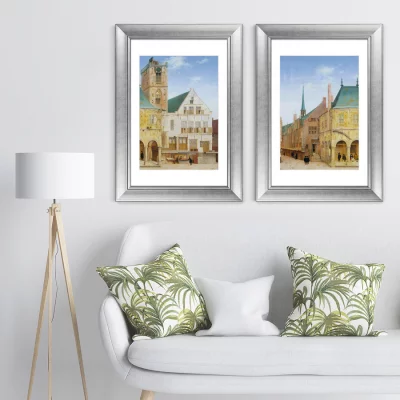 Диптих The Old Town Hall of Amsterdam 51X71 /51X71 CM 5