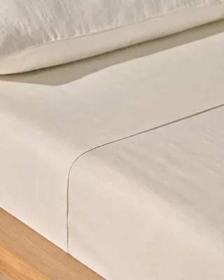 Простыня из смеси льна Simmel для кровати 90 см 160X280 CM 3