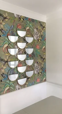 Декоративное панно с зеркалом 77X139 CM 3