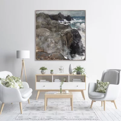 Постер Storm on the Island of Yeu 105X105 CM 3