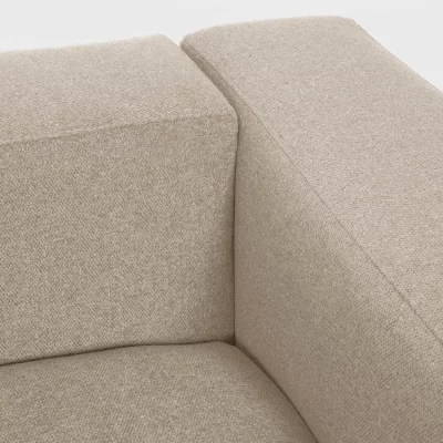 Трёхместный диван Blok 240X100X69 CM бежевого цвета 7