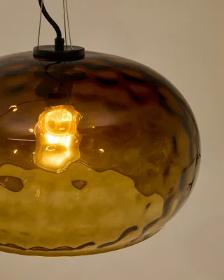 Потолочный светильник Balma из коричневого стекла 40 CM 3