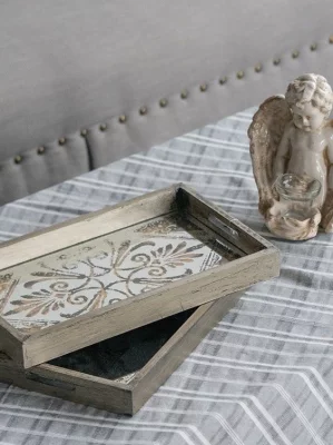 Комплект из двух декоративных подносов Konrad 43X27X5 / 40X24X5 CM 10