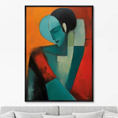 Постер на холсте She 75X105 CM 6