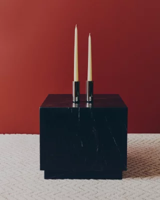Набор из 2 подсвечников Nirela 4X4X11 CM 3