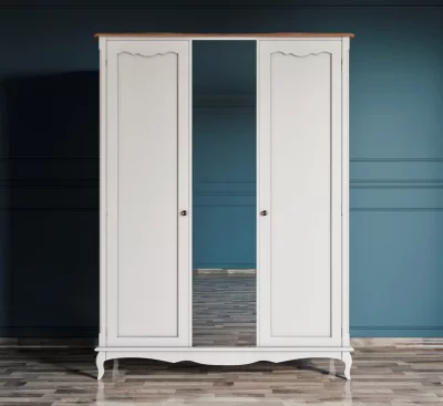 Шкаф двухстворчатый с зеркалом Леонтина 150X60X202 CM 5