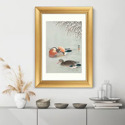 Постер Mandarin ducks 51X71 CM 3