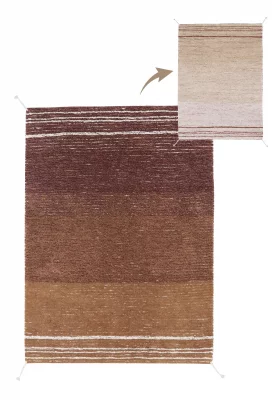 Двусторонний хлопковый ковёр Twin Toffee 170X240 CM 12