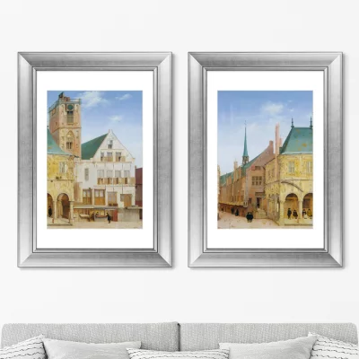 Диптих The Old Town Hall of Amsterdam 51X71 /51X71 CM 4