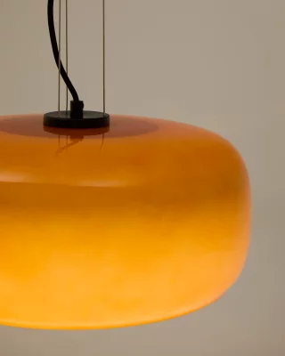 Потолочный светильник из оранжевого стекла Reig 38 CM 4
