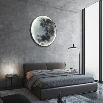 Настенный декоративный светодиодный светильник Moon 30X4X30 CM 4