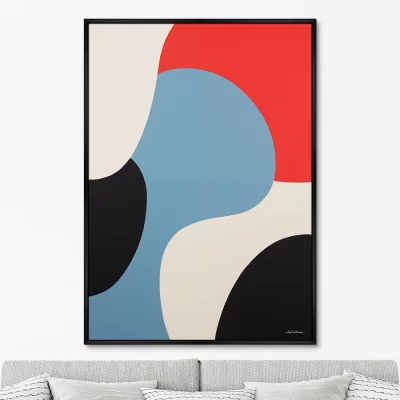 Постер на холсте Falling up into these colors 75X105 CM 6