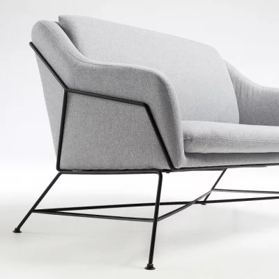 Софа Brida 125X73X82 CM светло-серая 6
