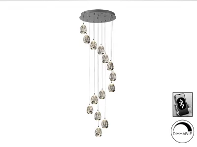 Люстра Rocio LED 14L DIM хром 50X170 CM 5