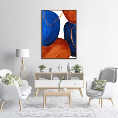 Постер на холсте Forms and colors 75X105 CM 3