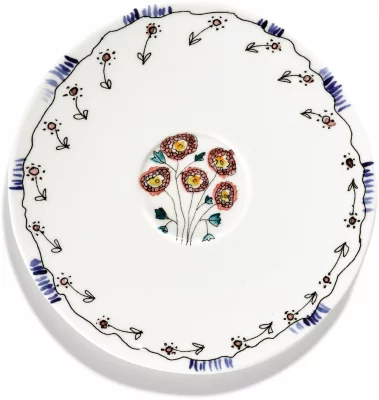 Десертная тарелка Midnight Flowers Ø16 CM 3