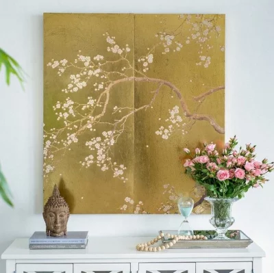 Диптих Sakura 54X120 / 54X120 CM 9
