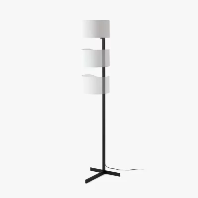 Торшер Stand Up черно-белого цвета E27 20W 30X40X175 CM 12
