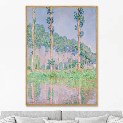 Постер на холсте Poplars Pink Effect 75X105 CM 6