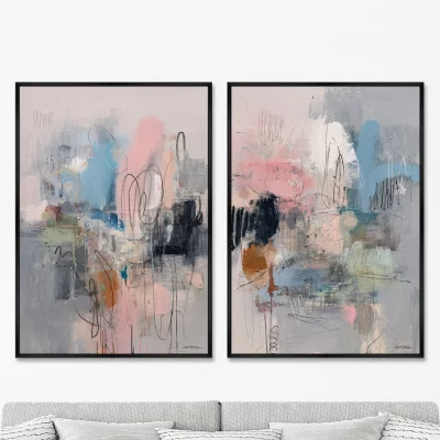 Набор из двух постеров на холсте Vivid memories of Summer 75X105 / 75X105 CM 8