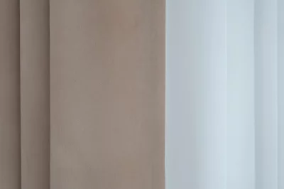 Портьера Silky 5 бежевая на подкладе 260X300 CM 3