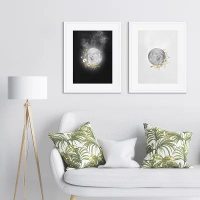Набор двух постеров Lunar composition 42X52 / 42X52 CM 4