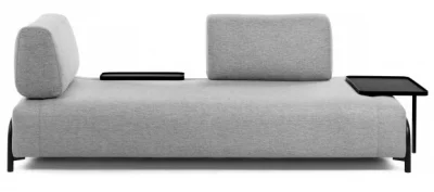 Кушетка трансформер Compo 232X98X82 CM серого цвета 8