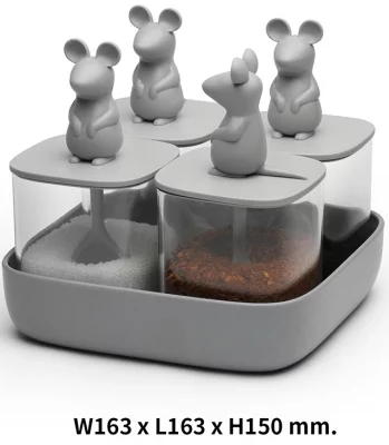 Набор банок Lucky Mouse Seasoning 250 ml 5