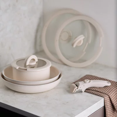 Сковорода с крышкой и съемной ручкой Smart Ceramic Ø26 CM 10