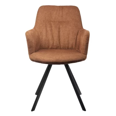 Комплект из 2 стульев Grant терракотовый шенилл на поворотном механизме 120X61X92 CM 4