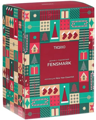 Домик с подсветкой Fensmark 9X6X15 CM 5